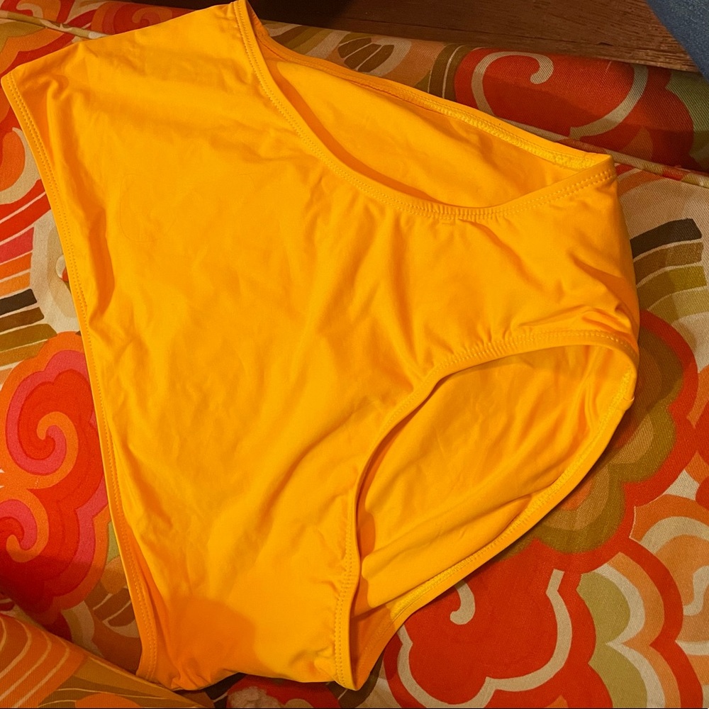 yellow (dune) Andie plus-size bikini. xxl top, xxxl bottom. NWT
